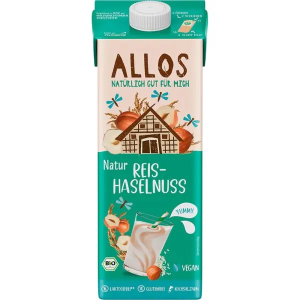 Bautura cu orez si alune fara gluten si lactoza, eco - 1 L