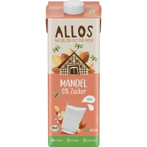 Bautura de migdale fara gluten si lactoza, eco - 1 L