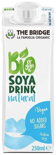 Băutură de soia organică, naturală, 250 ml, The Bridge