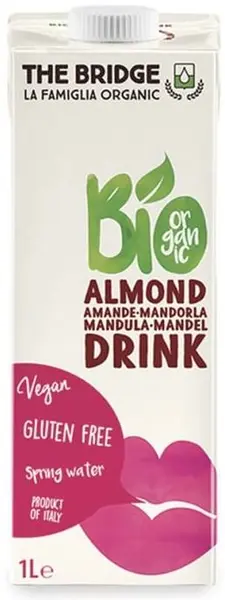 Băutură organică de migdale, 3%, 1 l, The Bridge