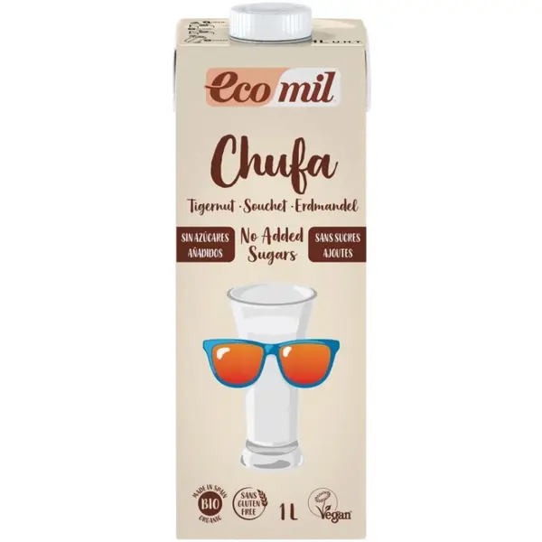 Bautura Vegetala BIO de Migdale de Pamant, fara Zahar, 1 l, Ecomil