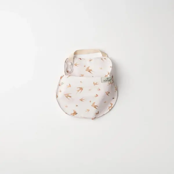 Baveta bebelusi 2 in 1 Miniware Catch Cover Golden Swallow