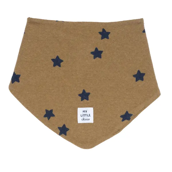 Baveta copii Chicco, Galben cu model, 00612-69MFCI