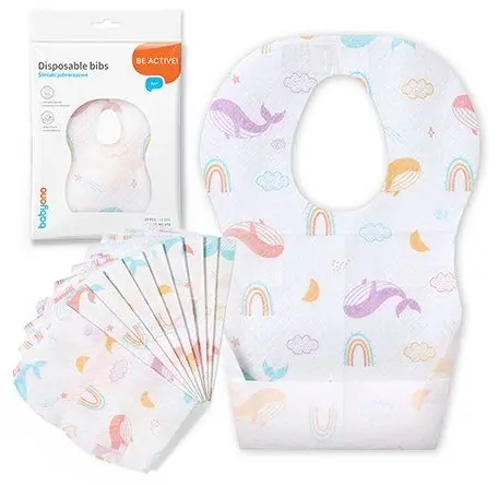 Bavetă de unică folosință Babyono - 10 bucăți
