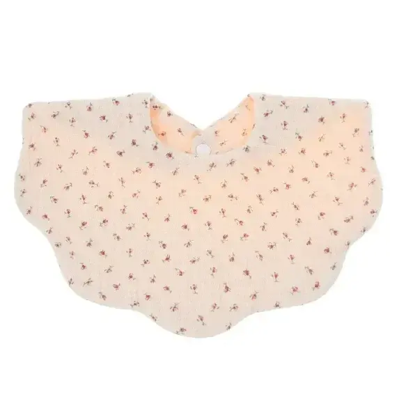 Baveta din bumbac organic pentru bebelusi, 0+ luni - Beige
