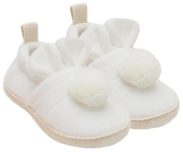 Bavete muselină pentru bebeluși Leoncino - Bunny, mărimea 18, albe