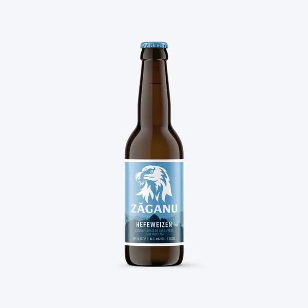 Bax, bere artizanală, Zăganu, Hefeweizen (Albă) - Sticlă 0.5L / 6 buc.