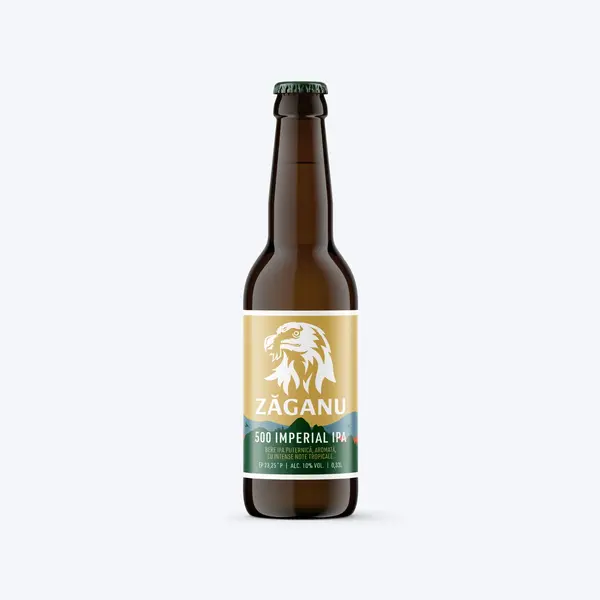 Bax, bere artizanală, Zăganu, Imperial IPA - Sticlă 0.33L / 12 buc.