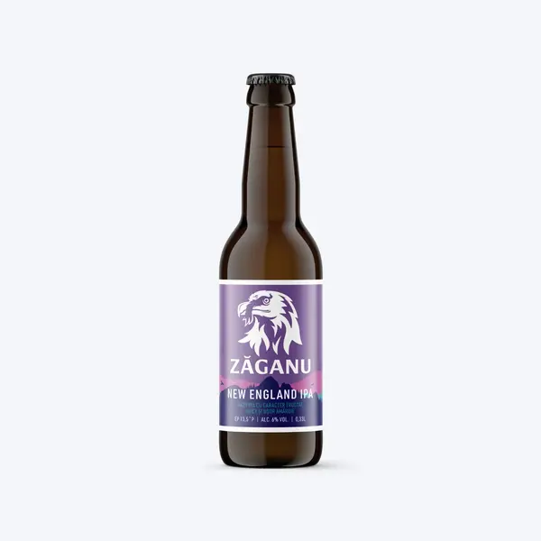 Bax, bere artizanală, Zăganu, New England IPA - Sticlă 0.33L / 6 buc.