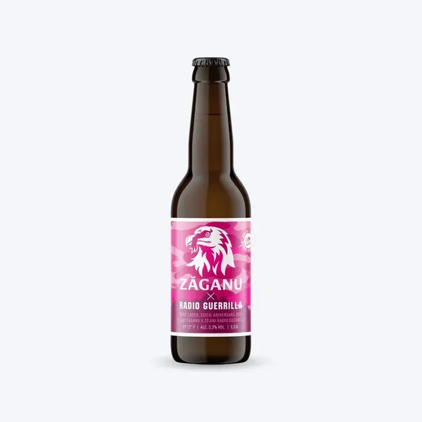 Bax, bere artizanală, Zăganu x Guerrilla - 0.33L / 12 buc.