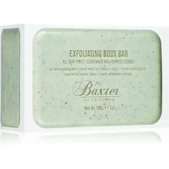 Baxter of California Exfoliating Body Bar Cedarwood & Oakmoss Essence săpun exfoliant pentru corp pentru barbati