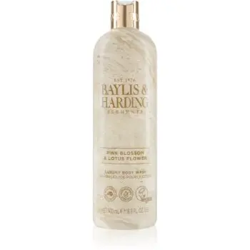 Baylis & Harding Elements Pink Blossom & Lotus Flower gel de duș de lux