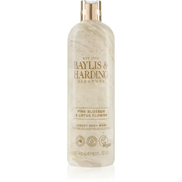 Baylis & Harding Elements Pink Blossom & Lotus Flower gel de duș de lux 500 ml