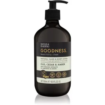 Baylis & Harding Goodness Oud, Cedar & Amber Lotiune de corp delicata