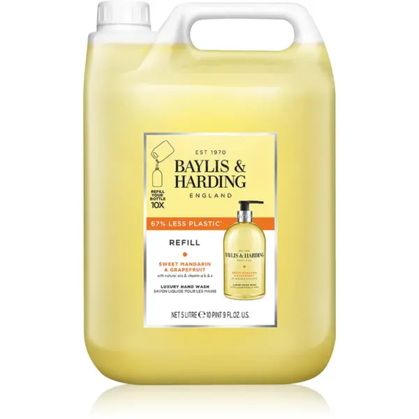 Baylis & Harding Sweet Mandarin & Grapefruit Săpun lichid pentru mâini rezervă 5000 ml
