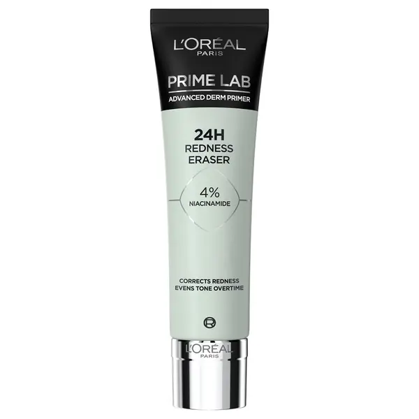 Baza de machiaj anti-roseata Prime Lab 24H, 30ml, L'Oreal Paris