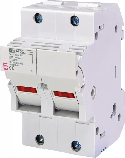 baza sigurante efh 14 dc 2p led 002560213