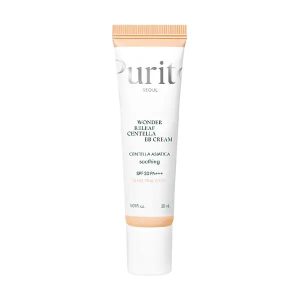 BB Cream cu SPF30 PA+++ Wonder Releaf Centella 13 Neutral Ivory, 30ml, Purito