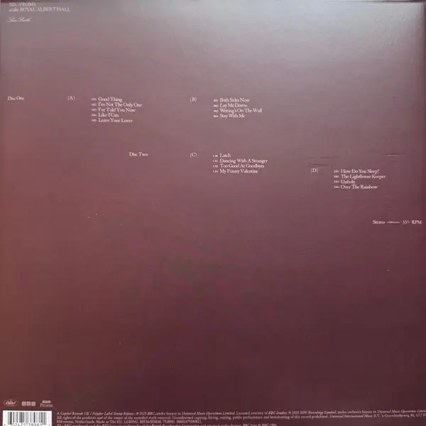 BBC Proms At The Royal Albert Hall - Vinyl | Sam Smith