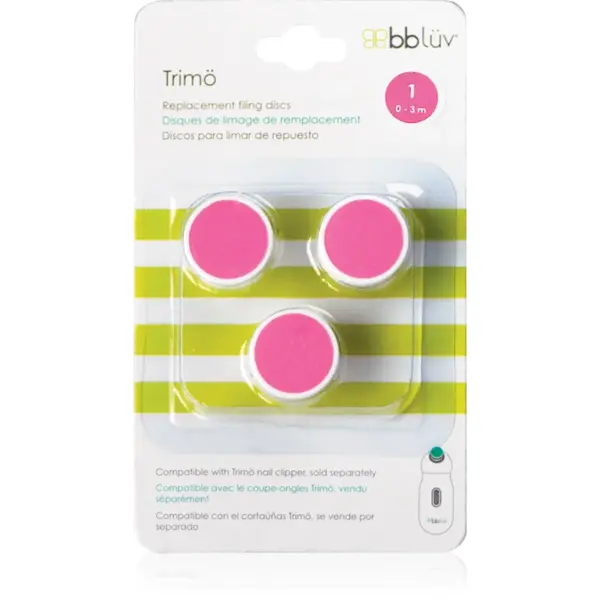 BBLÜV Trimö extensie rezervă pentru pila de unghii pentru copii 0-3m 3 buc