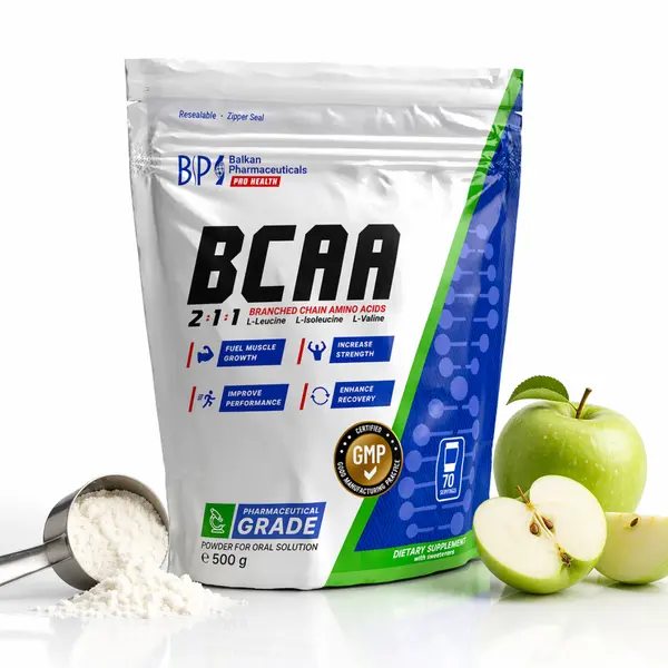 BCAA 2:1:1, 500g, pulbere
