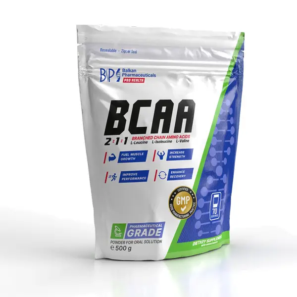 BCAA 2:1:1, 500g, pulbere