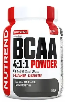 BCAA Mega Strong Powder, grapefruit, 500 g, Nutrend