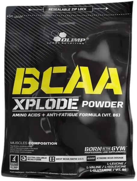 BCAA Xplode, portocală, 1000 g, Olimp