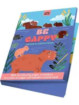 Be Cappy Colour and Scratch Book, Hardback/Creative Mile