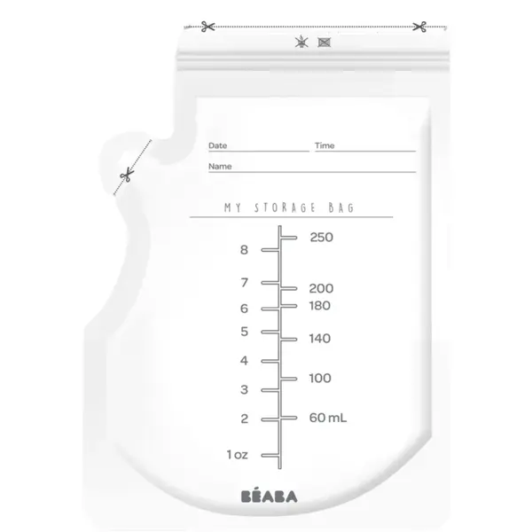 Beaba Breast Milk Storage Bags săculeți pentru păstrarea laptelui matern 50 ks 250 ml