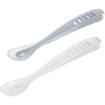 Beaba Silicone Spoon Set linguriță cu sac