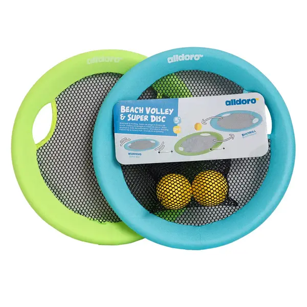 Beachball Frisbee XL, set 2 in 1 de plaja, Alldoro