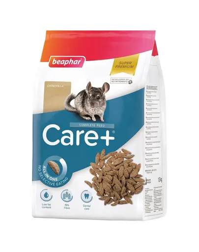 BEAPHAR Care+ Hrana completa pentru Chinchilla 1,5 kg