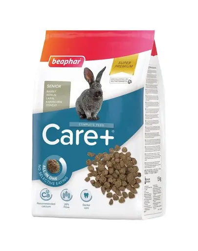 BEAPHAR Care+ Rabbit Senior hrana iepuri seniori 1,5 kg