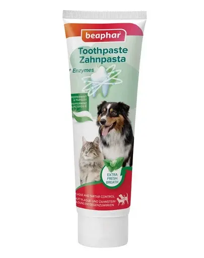 BEAPHAR pastă de dinți câini și pisici 100 g mentă & pătrunjel