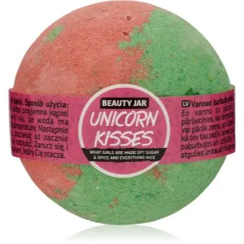 Beauty Jar Unicorn Kisses bombă de baie cu aroma de capsuni