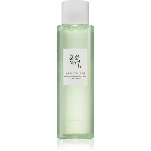 Beauty of Joseon Green Plum Refreshing Toner AHA + BHA tonic exfoliant delicat pentru utilizarea de zi cu zi 150 ml