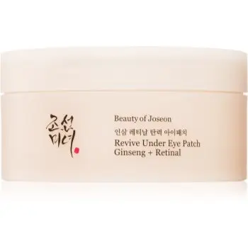 Beauty of Joseon Revive Under Eye Patch Ginseng + Retinal pernuțe din hidrogel cu efect de întărire