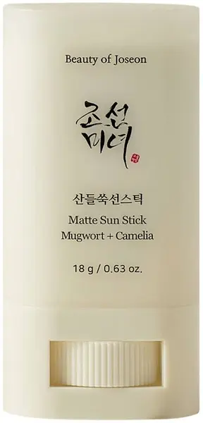 Beauty Of Joseon Stick de protecție solară Mugwort + Camelia, SPF50+, 18 g