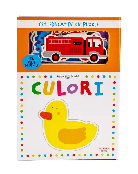 Bebe invata. Culori. Set educativ cu puzzle