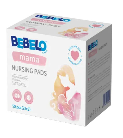 Bebelo Mama Tampoane pentru san, 50 bucati