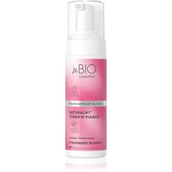 beBIO Natural Foam Toner Strawberry Blonde spuma tonica pentru păr