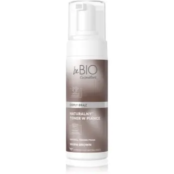 beBIO Natural Foam Toner Warm Brown spuma tonica pentru păr