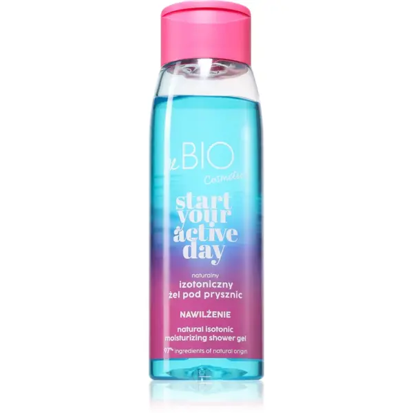 beBIO Start Your Active Day gel de dus hidratant pentru femei 400 ml