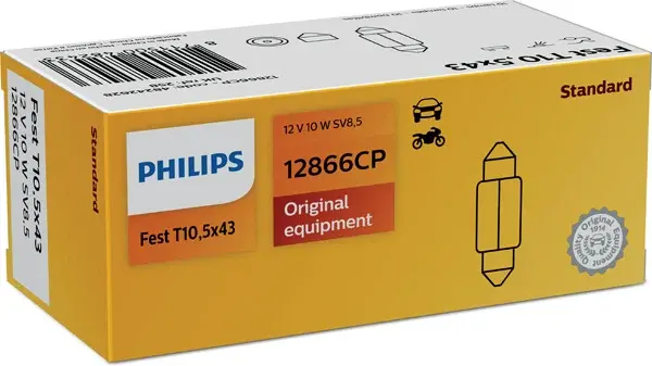 Bec Bord Sv8.5 12V Set 10 Buc Philips