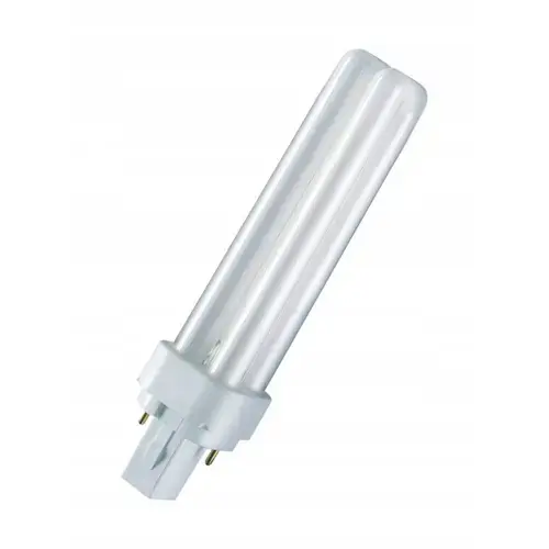 Bec Compact Fluorescent Osram Dulux D / PL-C 2 Pini 26W G24d-3 1750Lm Forma Stick Lumina Alba Naturala 4000K