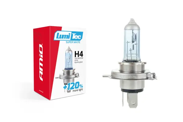 Bec halogen H4 12V 60 / 55W LumiTec SuperWhite + 120%