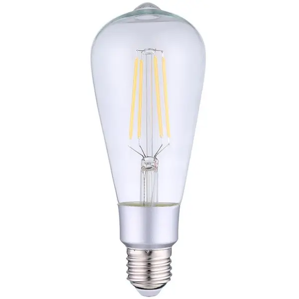 Bec inteligent Shelly Vintage ST64, Dimmer, Wi-Fi, E27, 7W, 750 LM, control aplicatie, Amazon Alexa si Google Assistant 3800235262115