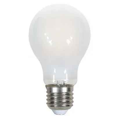 Bec LED A60 E27 5W cu filament 2700K alb cald sticla mata V-TAC SKU-7178