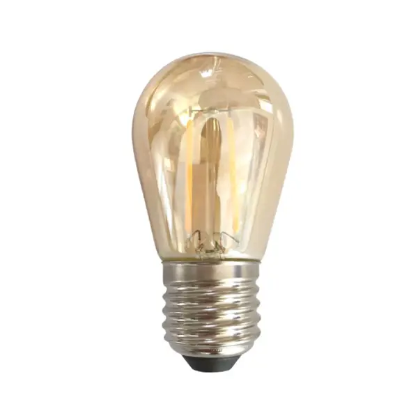 Bec LED Filament Amber E27/1W/100LM/2500K ST45 - Default Title